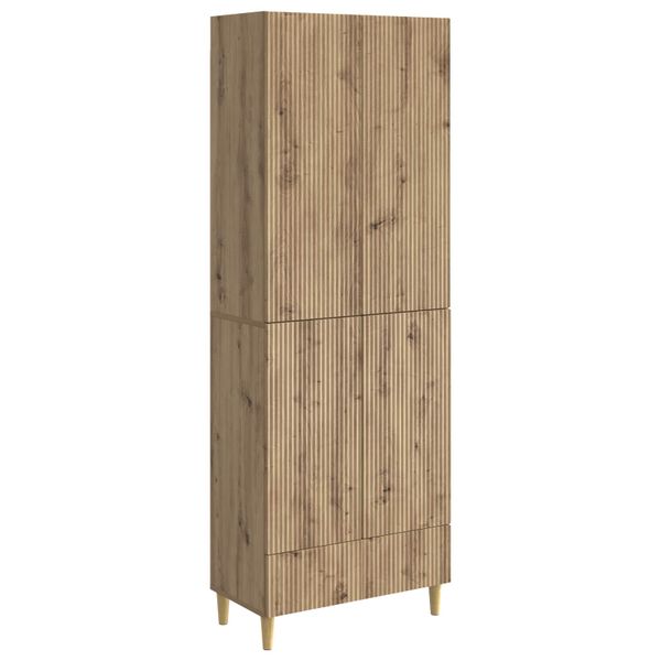 vidaXL Sada skríň 2 pcs Dub artisan 66 x 34,5 x 95 cm Kompozitné drevo