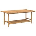 vidaXL Konferenčný stolík 110x55x45 cm bambus