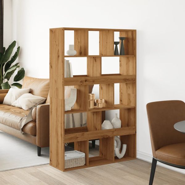 vidaXL Deliaca stena dub artisian 100x33x156,5 cm kompozitné drevo