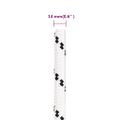 vidaXL Pletené lodné lano biele 14 mm x 250 m polyester