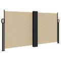 vidaXL Zaťahovacia bočná markíza, béžová 120x1200 cm