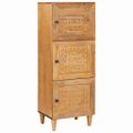 vidaXL Highboard Svetlohnedá 40 x 33 x 110 cm mangový masív