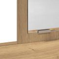 vidaXL Toaletný stolík Remeselný dub 79 x 41 x 140 cm Kompozitné drevo