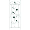 vidaXL Záhradný plot 3 ks Zelená 110 x 40 cm Oceľ