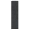 vidaXL Látkový šatník s priečinkami a tyčami 45x150x176 cm, čierny