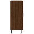 vidaXL Komoda hnedý dub 34,5x34x90 cm spracované drevo