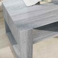 vidaXL Konferenčný stolík Sivý Sonoma 92 x 53 x 45 cm Kompozitné drevo