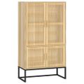vidaXL Vysoká skrinka 70x35x125 cm kompozitné drevo