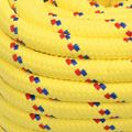 vidaXL Lodné lano žlté 20 mm 25 m polypropylén