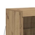 vidaXL LED komoda Remeselný dub 41 x 37 x 67 cm Kompozitné drevo