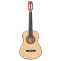 vidaXL Klasická gitara pre začiatočníkov a deti 1/2 34" lipové drevo