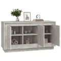 vidaXL Komoda betónovo sivá 102x35x55 cm spracované drevo