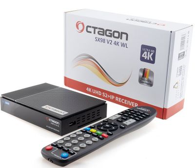 OCTAGON SX98 V2 4K 5G WL DVB-S2 + IP UHD Smart TV satelitný prijímač OCTAGON SX98 V2 4K 5G WL DVB-S2 + IP UHD Smart TV satelitní přijímač