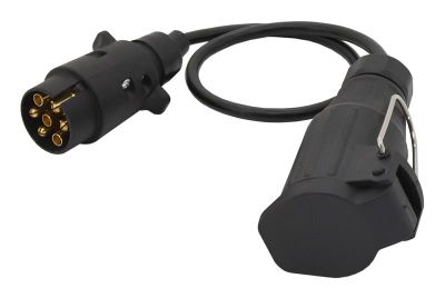 Kábel redukčný Compass 07457 0,6 m 7 pólov zástrčka - 13 pólov zásuvka k tažnému zariadeniu