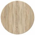 vidaXL Vrchná doska Ø 60 x 1,5 cm Okrúhly Kompozitné drevo Dub sonoma