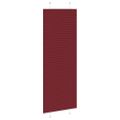 vidaXL Plisovaná roleta bordová červená 80x200 cm šírka látky 79,4 cm polyester