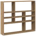 vidaXL Nástenná polička Artisan Dub 90x16x78 cm Drevo