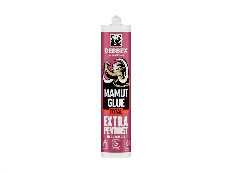 Den Braven Lepidlo MAMUT GLUE Total biela 290 ml kartuša