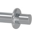 vidaXL Policová klin 12 ks Strieborná 8,6 x 8,6 x 14,6 mm Oceľ