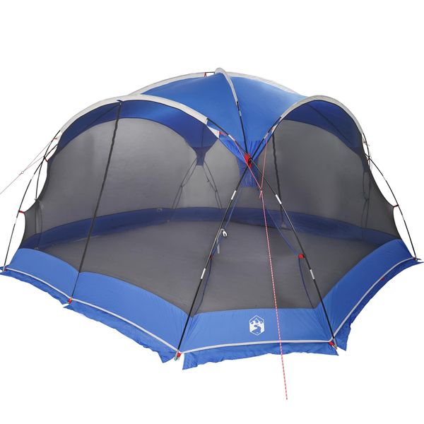 vidaXL Stan s moskytiérou so strechou Azúrová modrá 434 x 434 x 230 cm