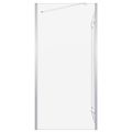 vidaXL Sprchová zástena 120x69x130 cm tvrdené sklo priehľadná