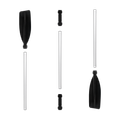Kajak REBEL ACTIVE RBA-4516 nafukovací dvoumístný 350x78x52 cm
