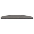 vidaXL Samolepiace schodové rohože 15 ks 80 x 28 x 3,5 cm Sivá