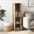 vidaXL Highboard Dub artisan 30 x 41 x 124 cm Kompozitné drevo