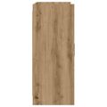vidaXL Servírovacia skriňa Dub artisan 98,5 x 33 x 80 cm