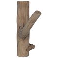 vidaXL Háčik Hnedá 4 x 4 x 14 cm Masívne obnovené drevo