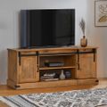 VidaXL TV skrinka HALDEN 2 posuvne dvere 150x40x60 cm Masiv