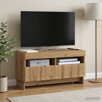vidaXL LED TV kabinet Dub artisan Kompozitné drevo