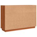 vidaXL Servírovacia skriňa so zásuvkou Hnedý dub 111 x 34 x 75 cm