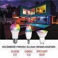 LED žiarovka EMOS ZQW516R GoSmart WIFI A65 / E27 / 14 W (94 W) / 1 400 lm / RGB / stmievateľná