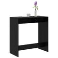 vidaXL Barový stôl 102 x 50 x 103,5 cm Kompozitné drevo Čierny dub