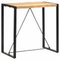 vidaXL Barový stolík 110x60x110 cm masívne mangovníkové drevo