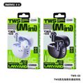 Bluetooth slúchadlá remax TWS-02 čierna bt 5.4