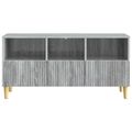 vidaXL TV skrinka Sivá sonoma 102 x 34,5 x 50 cm Kompozitné drevo