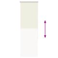 vidaXL Roleta Zatemnenie sivobiele 40x130 cm Šírka látky 35,7cm