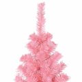 vidaXL Vianočný stromček Ružová 180 cm PVC