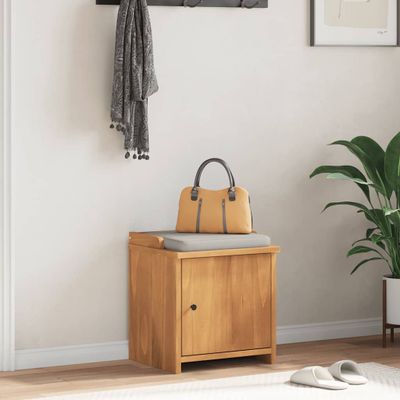 vidaXL Lavica do predsiene SANDNES 45x40x50 cm borovicový masív