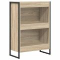 vidaXL Knižnica 60 x 30 x 86,5 cm Kompozitné drevo Sonoma