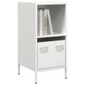 vidaXL Komoda biela 35x39x73,5 cm oceľ valcovaná za studena