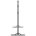 vidaXL Stojany na pozadie 2 ks čierne 305x243 cm oceľ