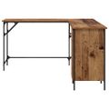 vidaXL Stôl Staré drevo Kompozitné drevo 141 x 141 x 75 cm