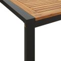 vidaXL Záhradný stôl s nohami v tvare U 200x90x75 cm akáciový masív