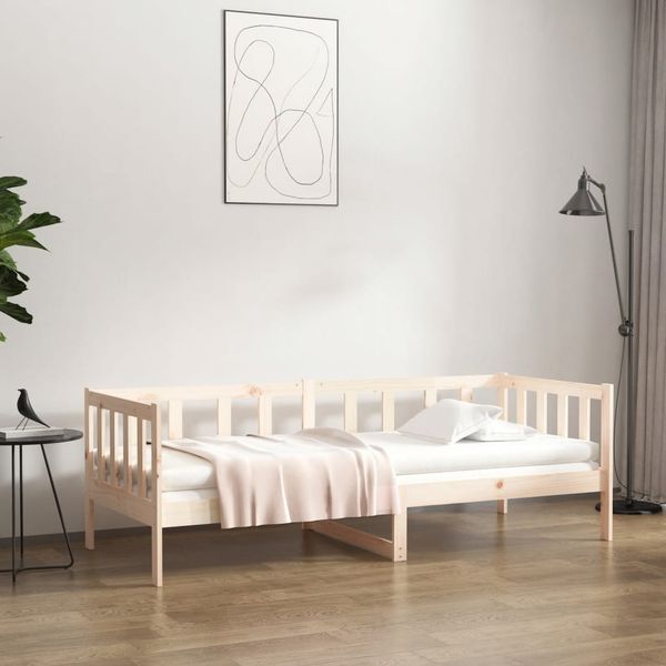vidaXL Denná posteľ s matracom 80x200 cm masívna borovica