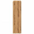 vidaXL Deliaca stena dub artisian 100x33x125,5 cm kompozitné drevo