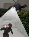 TR-593 Solárne LED svetlo - imitácia CCTV kamery - senzor pohybu TRIXLINE