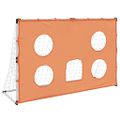 vidaXL Detská futbalová bránka s cieľmi a loptou 182x62x118 cm